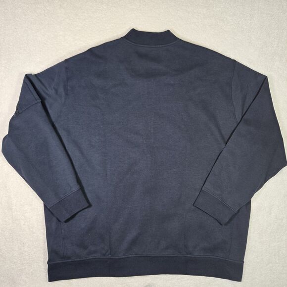 Polo Ralph Lauren Double Knit Navy Blue Men 4XLT Bomber Jacket Pony 4XL Big Tall - Picture 6 of 6